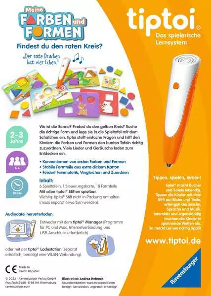 Meine Farben und Formen - Lernspiel ab 2 Jahren