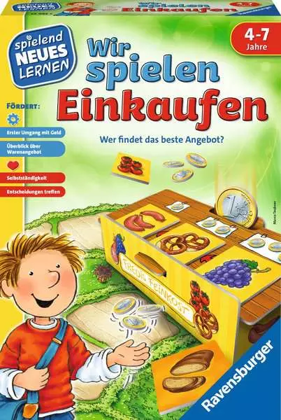 Wir spielen Einkaufen - Kinderspiel ab 4 Jahren