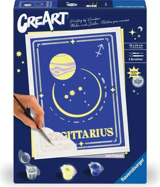 CreArt Schütze - Malen nach Zahlen für Erwachsene