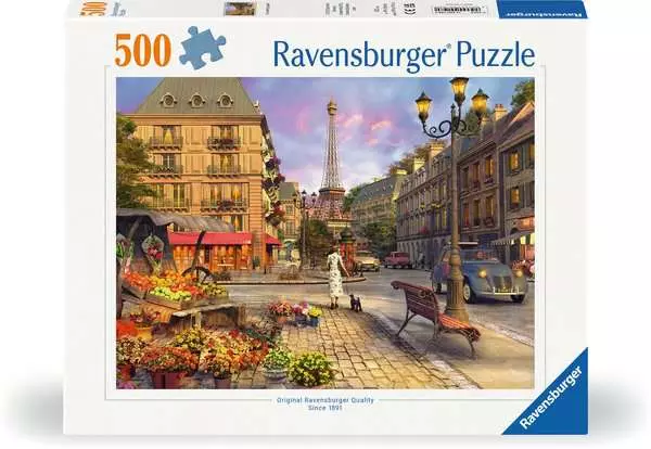 Puzzle 500 Teile - Spaziergang durch Paris