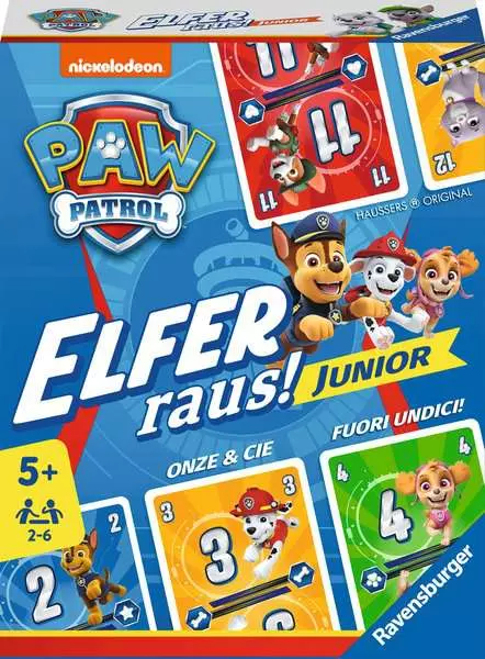 Paw Patrol: Elfer raus! Junior - Kartenspiel ab 5 Jahren
