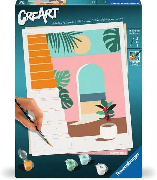 CreArt Urlaubsmodus - Malen nach Zahlen für Erwachsene