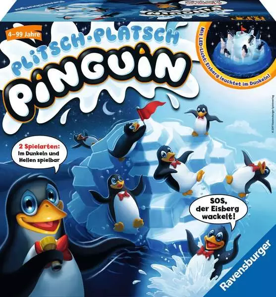 Plitsch-Platsch Pinguin - Kinderspiel ab 4 Jahren