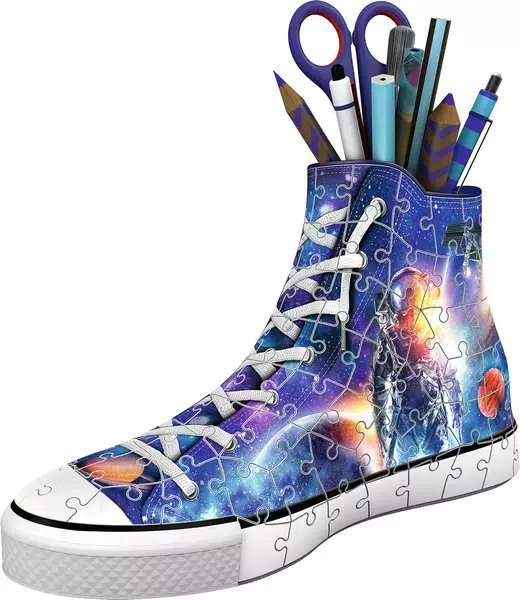 3D Puzzle Sneaker Astronauten im Weltall