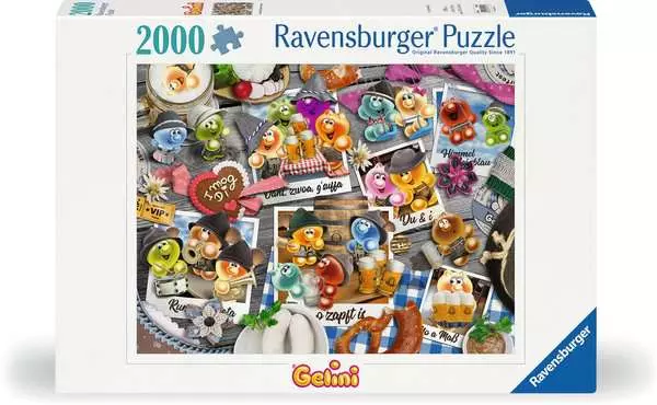 Puzzle 2000 Teile - Gelini auf dem Volksfest