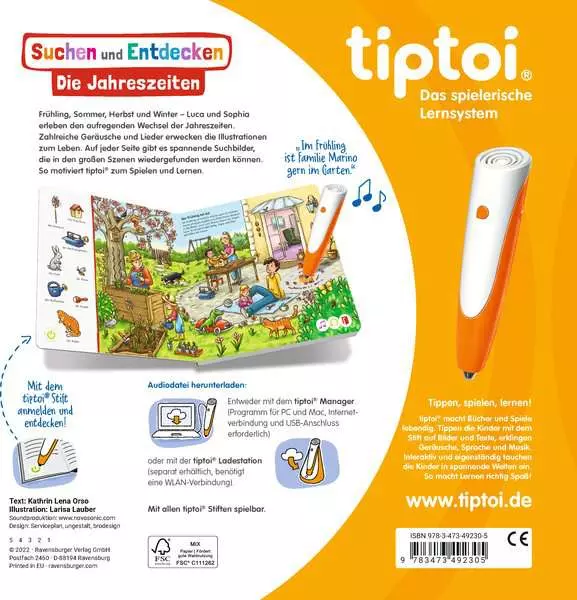 tiptoi® Suchen und Entdecken - Die Jahreszeiten