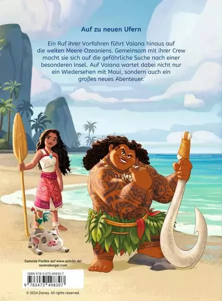 Disney Vaiana 2 - Das Erstlesebuch zu Film 2