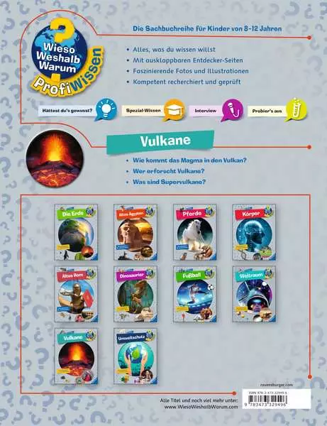 Ravensburger Wieso? Weshalb? Warum? ProfiWissen. Band 25 - Vulkane