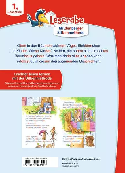 Leserabe mit Mildenberger Silbenmethode - Baumhausgeschichten