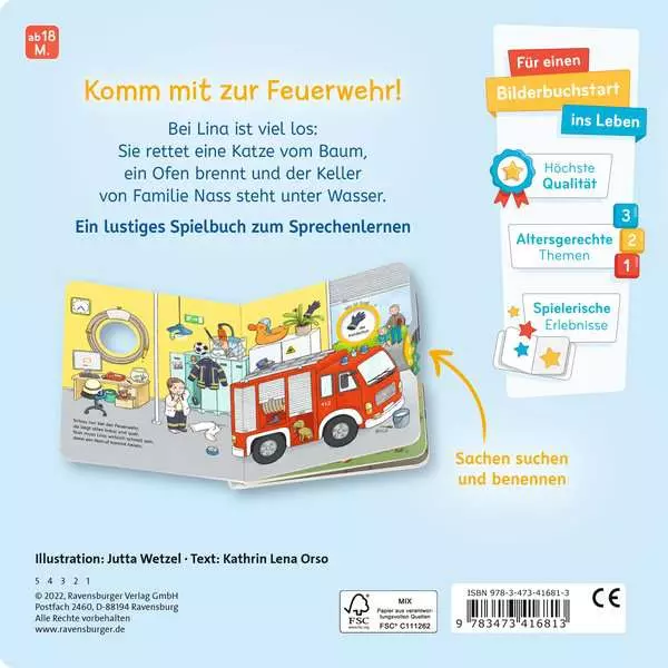Wo ist bloß …? - Mein Feuerwehr-Buch zum Sachen suchen