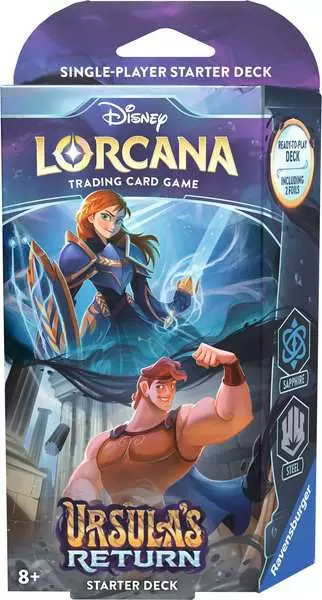 Disney Lorcana: Ursula's Return - Starter Deck Sapphire and Steel (Englisch)