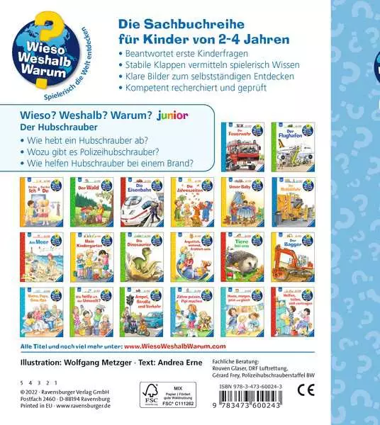 Ravensburger Wieso? Weshalb? Warum? junior. Band 26 - Der Hubschrauber