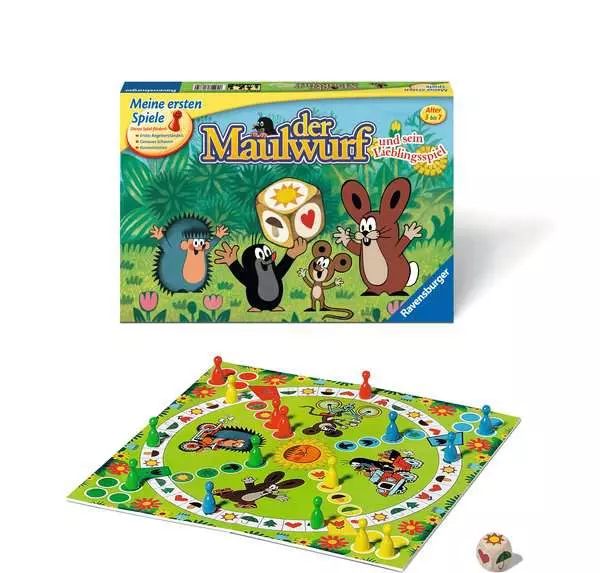 Der Maulwurf und sein Lieblingsspiel - Kinderspiel ab 3 Jahren