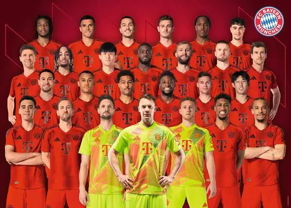 Puzzle 1000 Teile - FC Bayern München Saison 2024/25