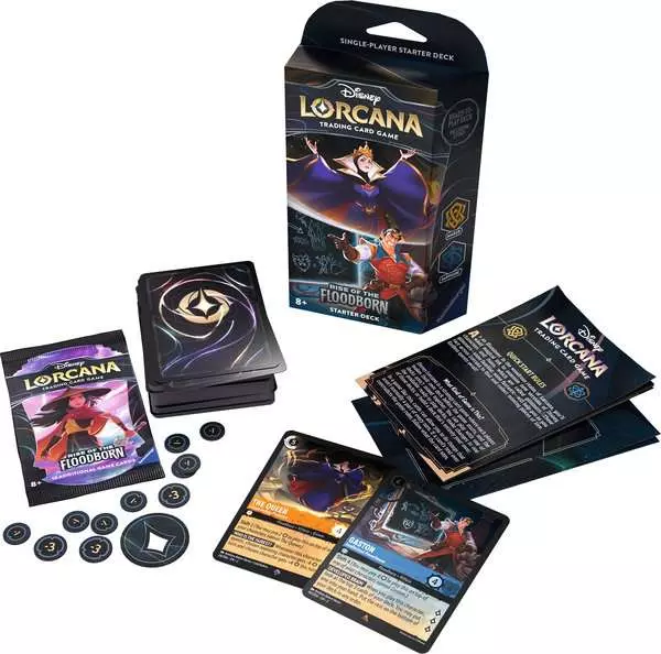 Disney Lorcana: Aufstieg der Flutgestalten - Starter Deck Bernstein und Saphir (Englisch)