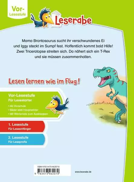 Leserabe Vor-Lesestufe - Dinosauriergeschichten