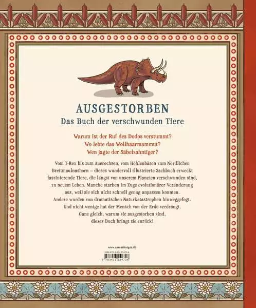 Ausgestorben - Das Buch der verschwundenen Tiere