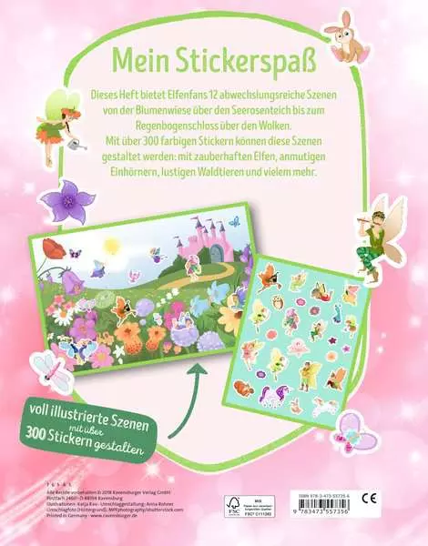 Mein Stickerspaß: Elfenballett