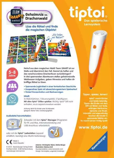 Geheimnis im Drachenwald - Kinderspiel ab 5 Jahren