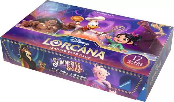 Disney Lorcana: Shimmering Skies - Display mit 24 Booster Packs (Englisch)