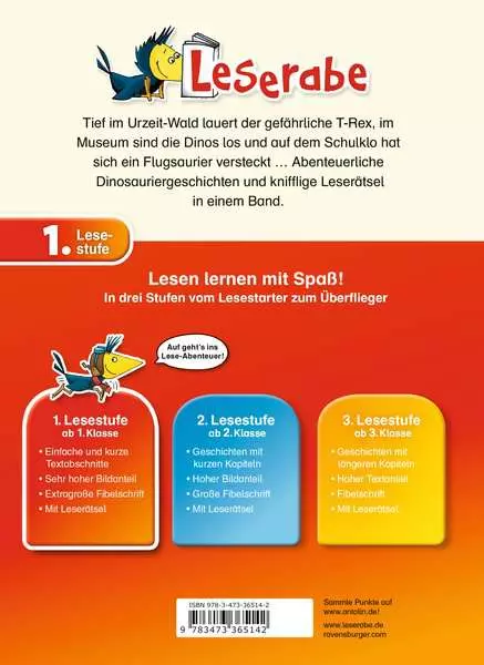 Leserabe Sonderausgaben - Dinoabenteuer für Erstleser