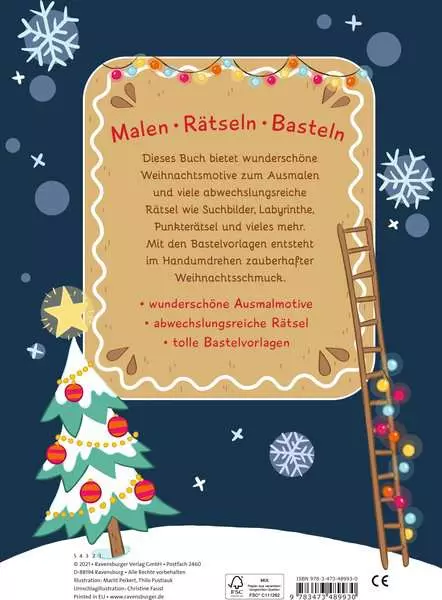 Malen - Rätseln - Basteln: Weihnachten