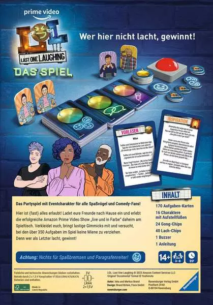 Last one Laughing - Das Spiel - Spiel ab 14 Jahren