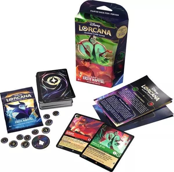 Disney Lorcana Trading Card Game: Das Erste Kapitel -Starter Deck Smaragd und Rubin (Deutsch)