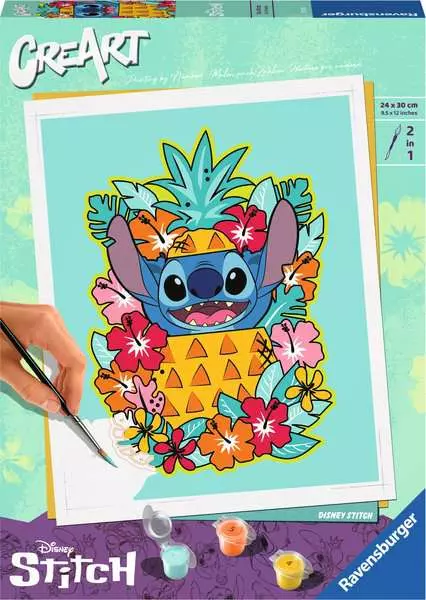CreArt Disney Stitch - Malen nach Zahlen für Erwachsene
