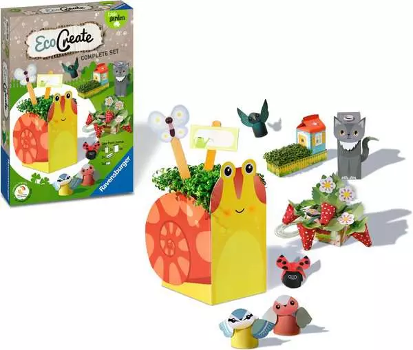 EcoCreate Midi - Kleiner Garten - Bastelset für Kinder ab 6 Jahren