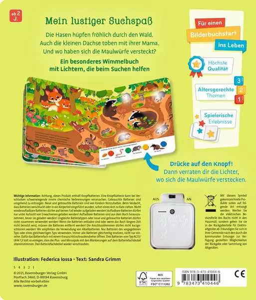 Mein großes Lichter-Wimmelbuch - Im Wald