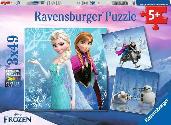 Kinderpuzzle ab 5 Jahren - Abenteuer im Winterland - 49 Teile
