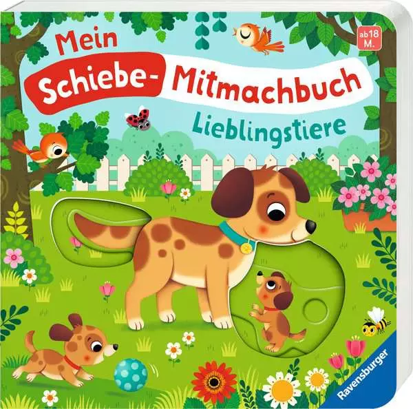 Mein Schiebe-Mitmachbuch - Lieblingstiere