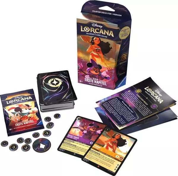 Disney Lorcana Trading Card Game: Das Erste Kapitel - Starter Deck Bernstein und Amethyst (Deutsch)