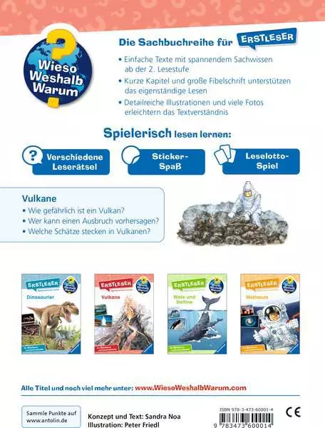 Ravensburger Wieso? Weshalb? Warum? Erstleser. Band 2 - Vulkane