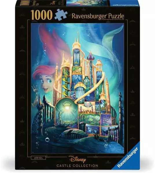 Puzzle 1000 Teile - Disney Castles: Arielle