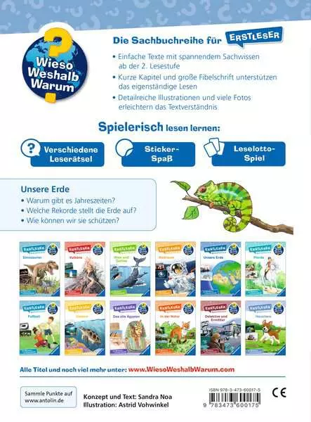 Ravensburger Wieso? Weshalb? Warum? Erstleser. Band 5 - Unsere Erde