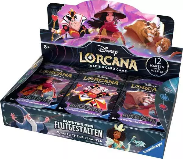 Disney Lorcana: Aufstieg der Flutgestalten - Display mit 24 Booster Packs (Deutsch)