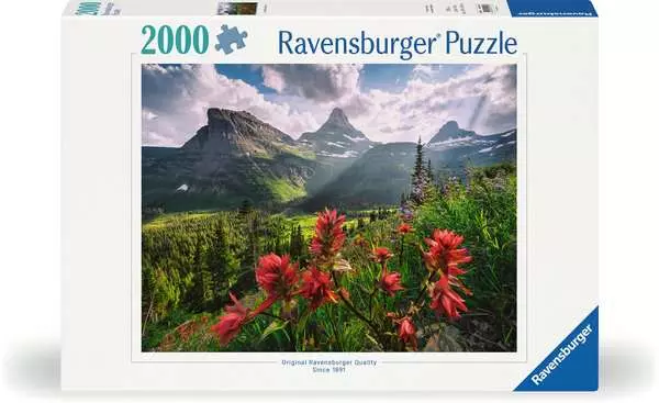 Puzzle 2000 Teile - Unberührte Berge