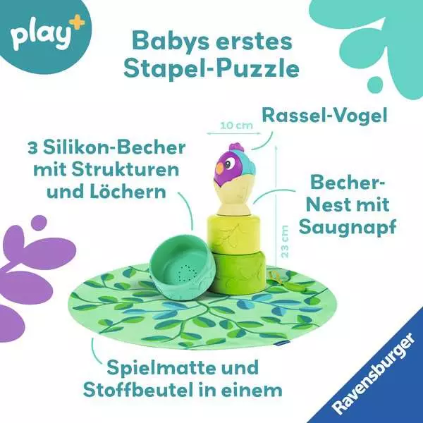 Ravensburger Baby-Stapel-Puzzle: Vogelnest