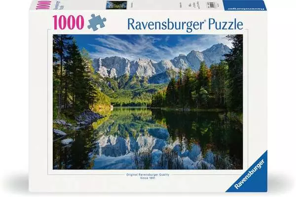 Puzzle 1000 Teile - Eibsee mit Wettersteingebirge und Zugspitze