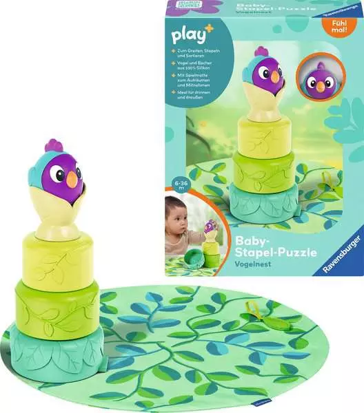 Ravensburger Baby-Stapel-Puzzle: Vogelnest