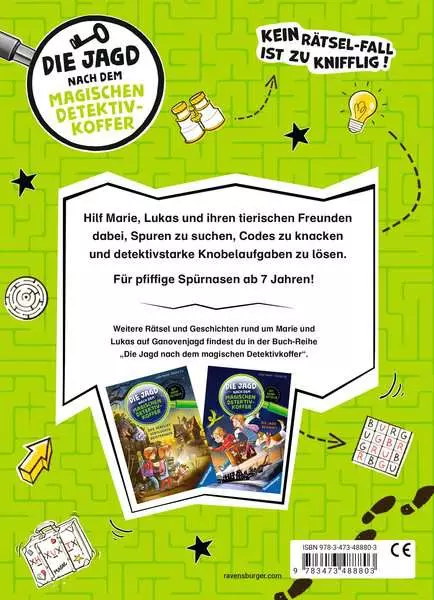 Die Jagd nach dem magischen Detektivkoffer: Das Rätselbuch für Spürnasen