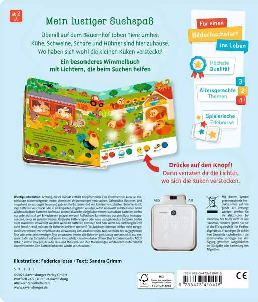 Mein großes Lichter-Wimmelbuch - Auf dem Bauernhof