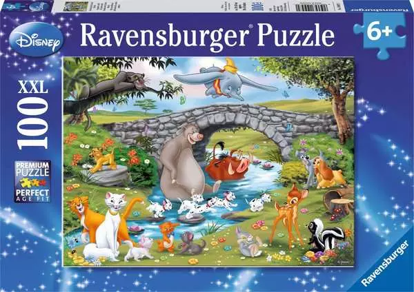 Kinderpuzzle ab 6 Jahren - Die Familie der Animal Friends - 100 Teile
