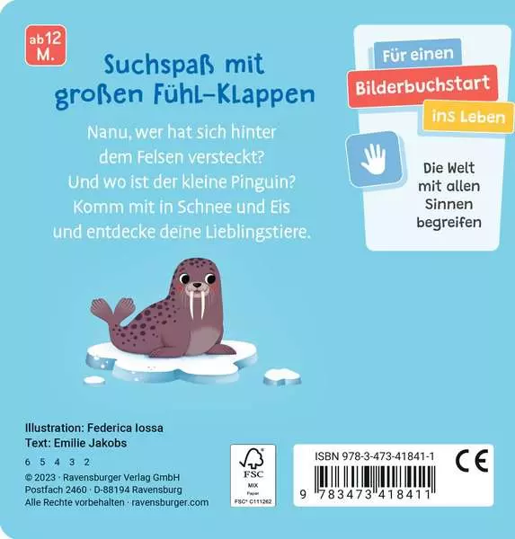 Wo bist du. kleiner Pinguin?