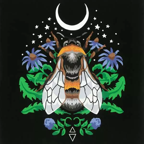 CreArt Pixie Cold: Biene - Malen nach Zahlen für Erwachsene