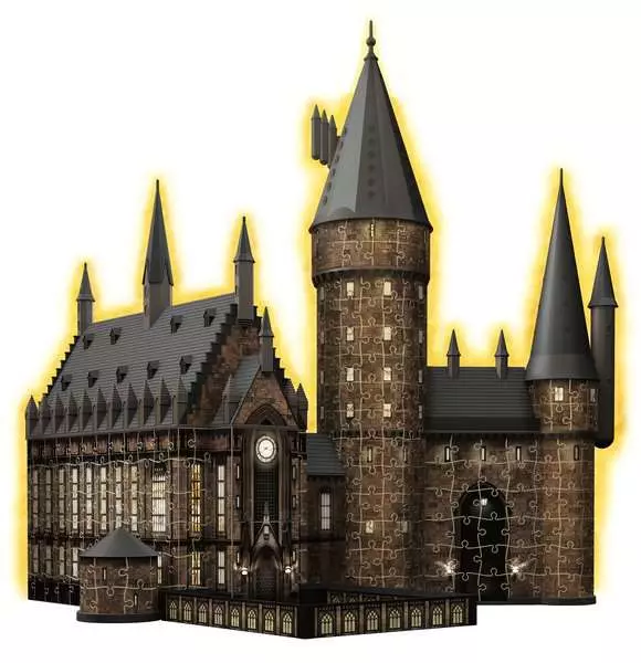 3D Puzzle Hogwarts Schloss - Die Große Halle - Night Edition