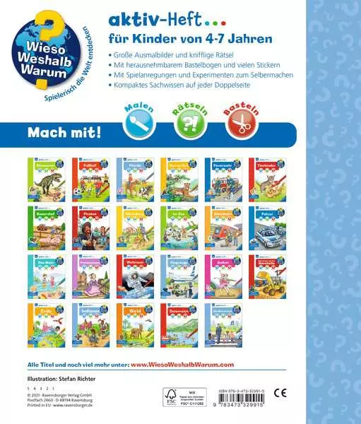 Ravensburger Wieso? Weshalb? Warum? aktiv-Heft - Straßenverkehr