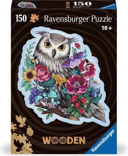 Puzzle 150 Teile - Geheimnisvolle Eule